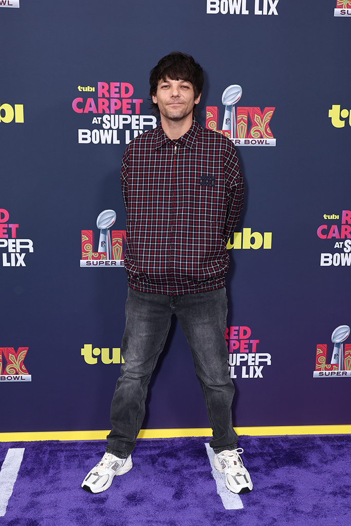 Louis Tomlinson at Super Bowl LIX