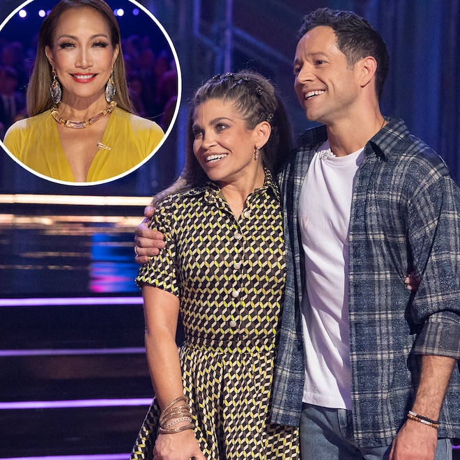 Dancing With the Stars, Pasha Pashkov, Danielle Fishel, Carrie Ann Inaba