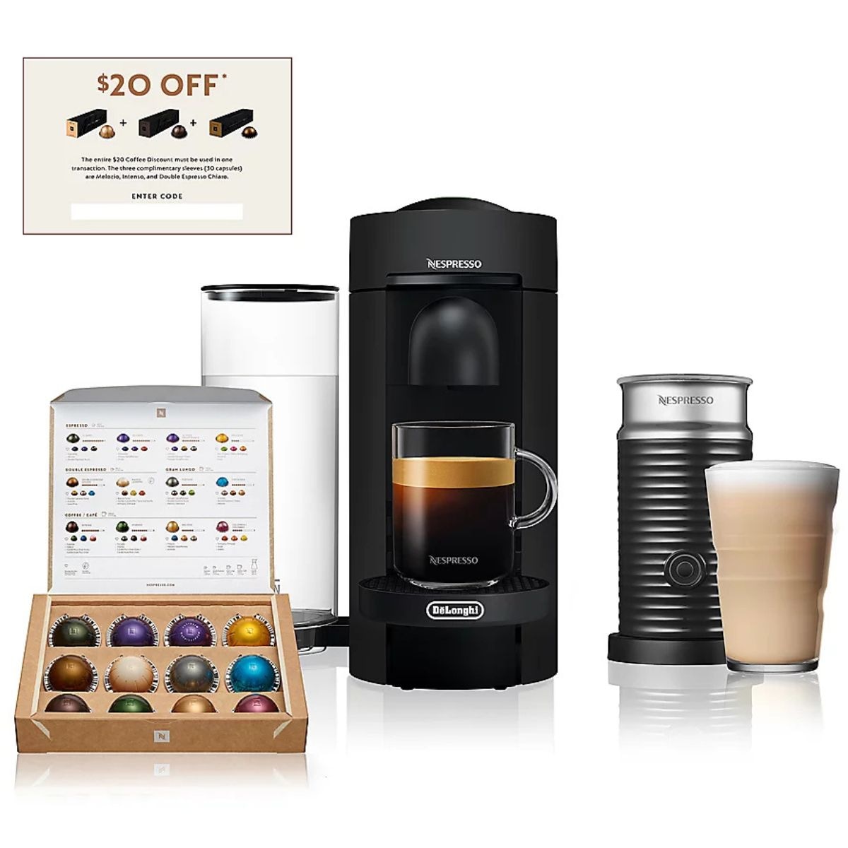 Save 50% on the Nespresso Vertuo Coffee/Espresso Maker Bundle