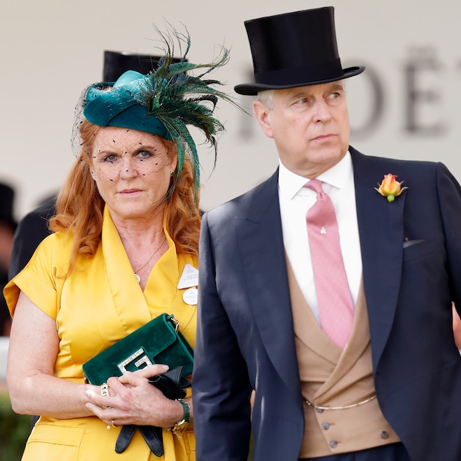 Sarah Ferguson, Prince Andrew at Royal Ascot 2019