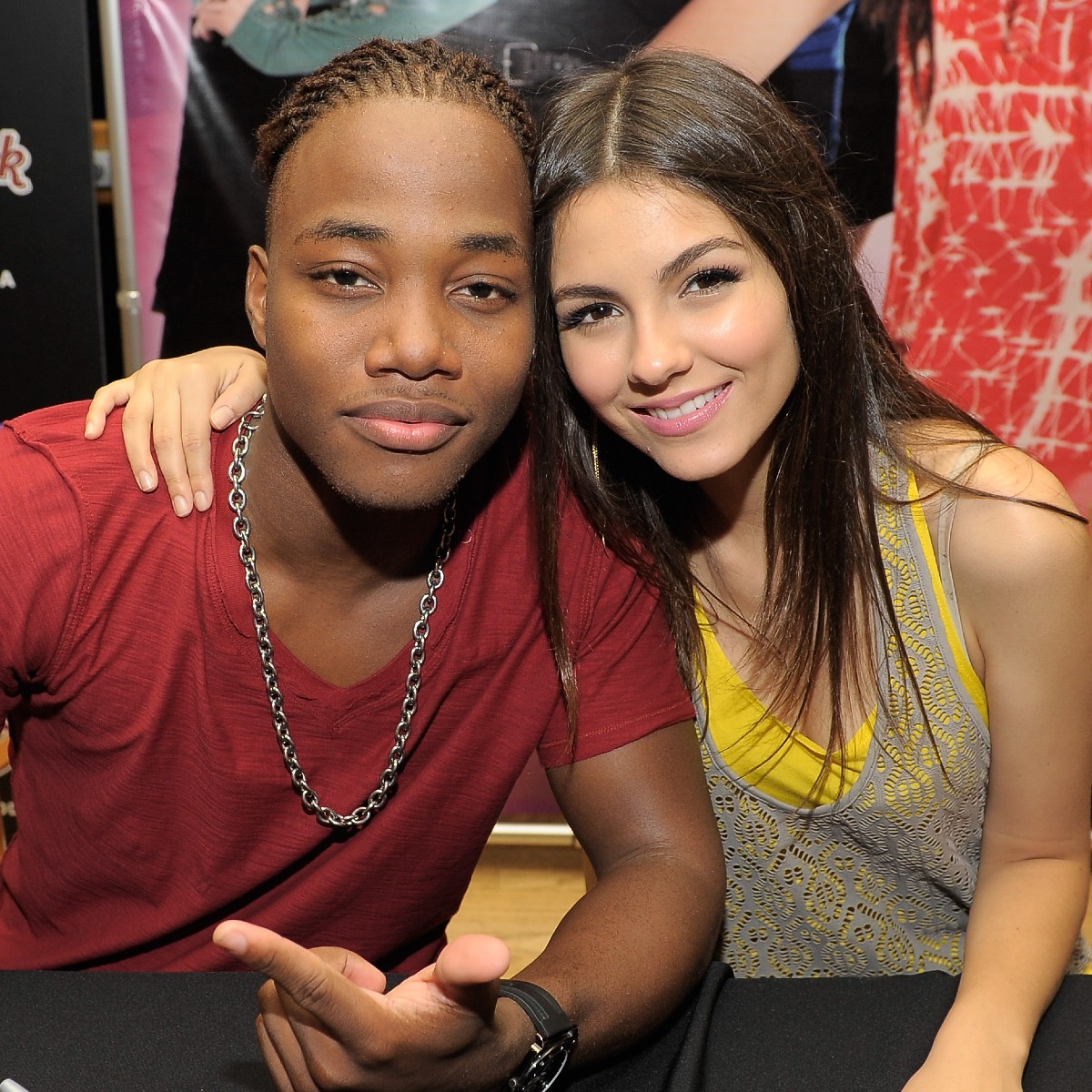 
                        Victoria Justice Has Reunion With Victorious Costar Leon Thomas
          ...