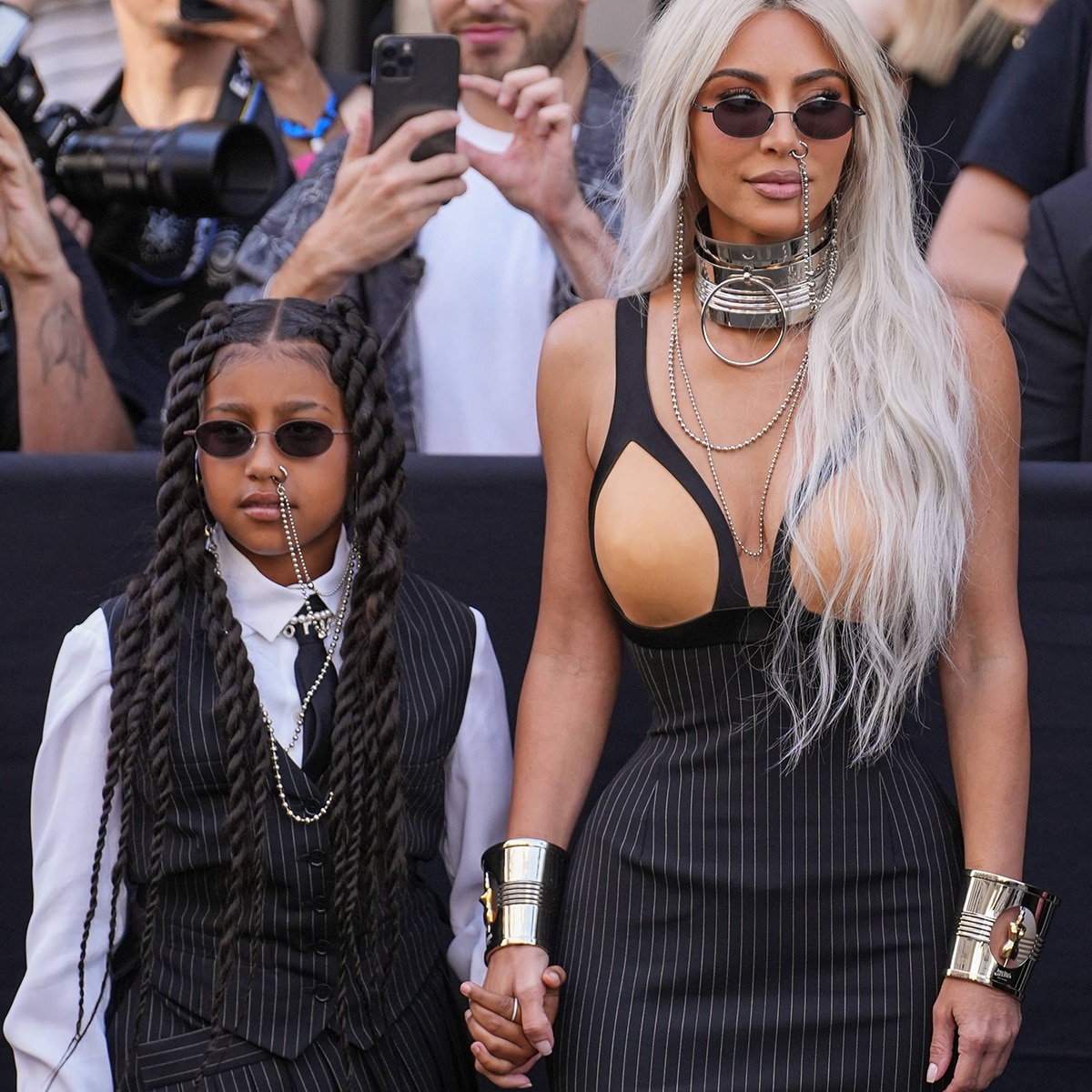 Kim Kardashian Slams Criticism of North West's Fake Tattoos, Piercings