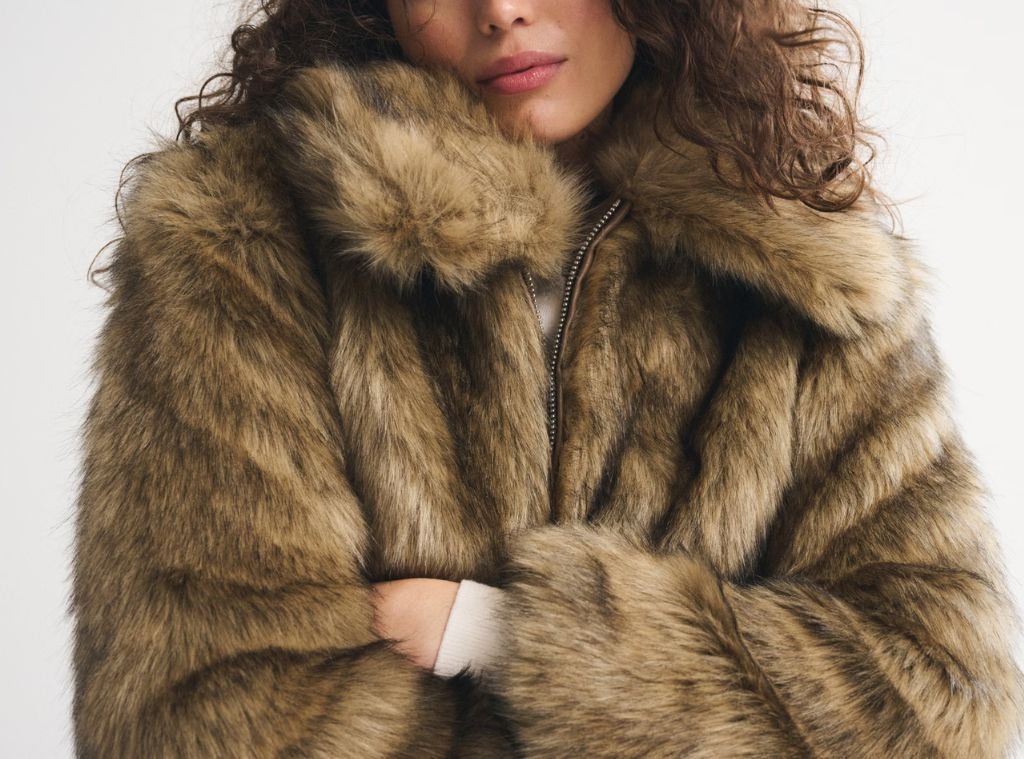 fake fur pieces we're eyeing right now that look luxe