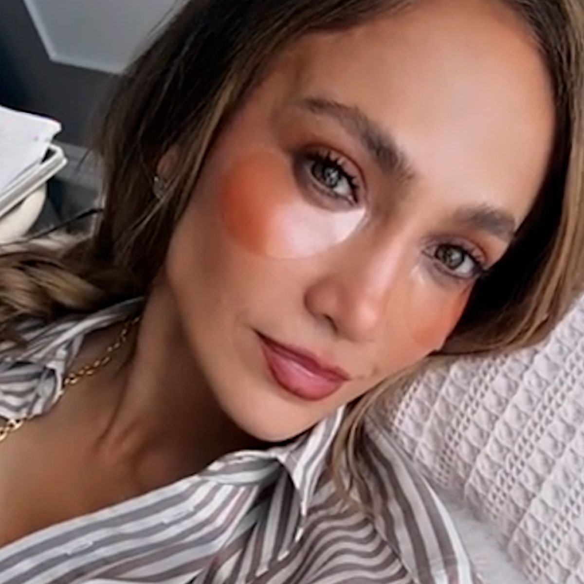 J.LO Swears By These Eye Masks, Calling Them Her New "Go-To"