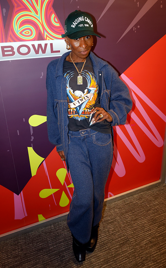 Cynthia Erivo attends Super Bowl 2025