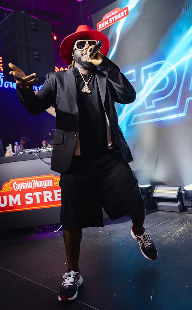 T-Pain performs at Super Bowl 2025 party