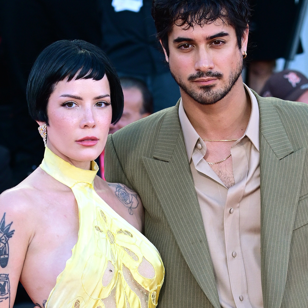 Halsey and Fiancé Avan Jogia Are Completely Naked for Jaw-Dropping Halloween Couples Costume