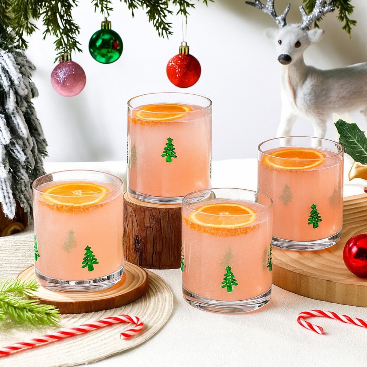 These Holiday Juice Glasses Look Like Anthropologie, but Start at $6