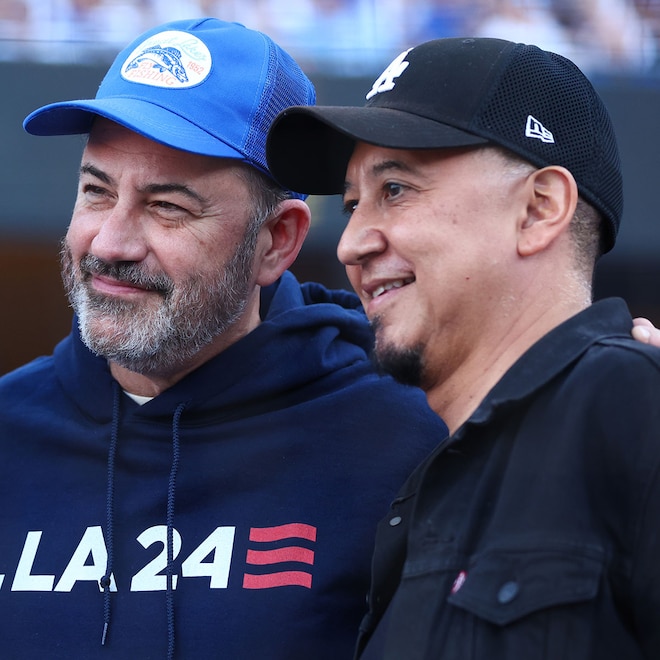 Jimmy Kimmel and Cleto Escobedo