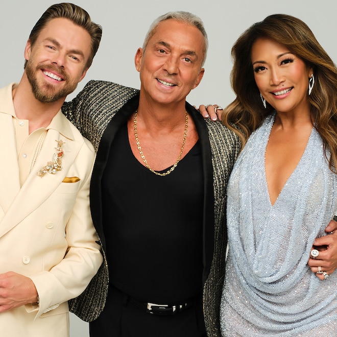 Dancing with the Stars Derek Hough, Bruno Tonioli, and Carrie Ann Inaba