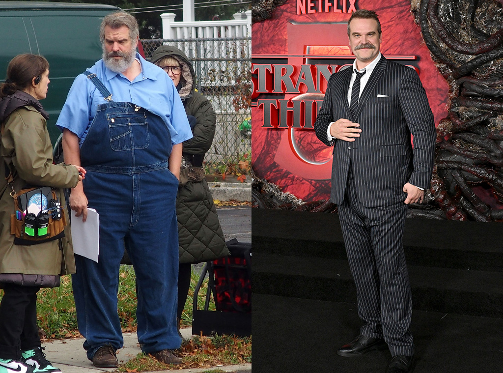 David Harbour gray hair