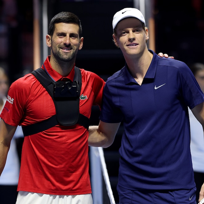 Jannik Sinner, Novak Djokovic