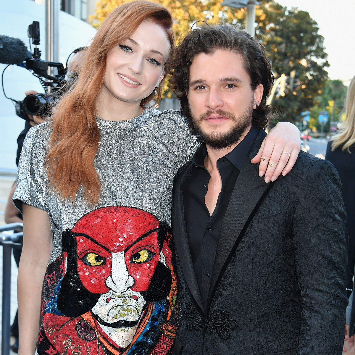 Kit Harington Details "Embarrassing" Kiss With Costar Sophie Turner