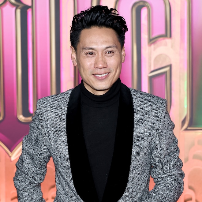 Jon M. Chu arrives at the Wicked For Good premiere in New York