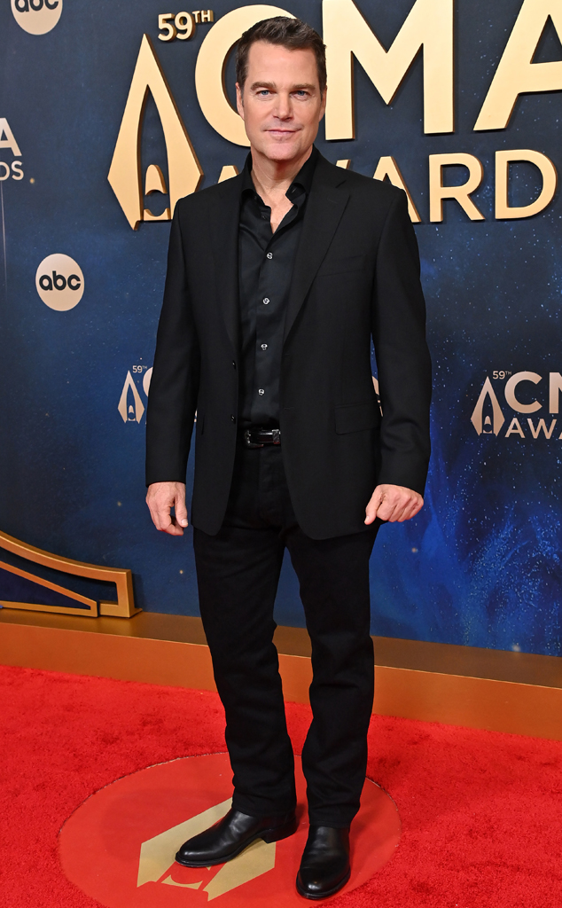 Chris O'Donnell arrives at the CMA Awards 2025 red carpet