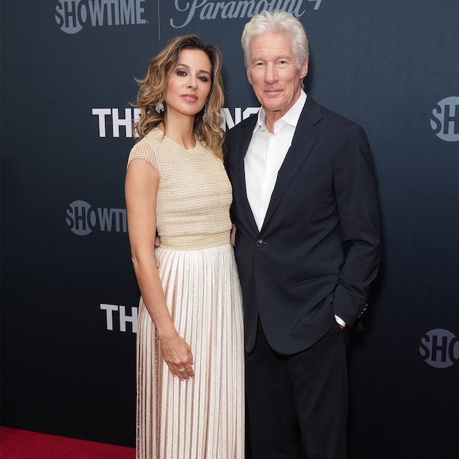 Alejandra Gere, Richard Gere at "The Agency" Premiere held at The Museum of Modern Art on November 21