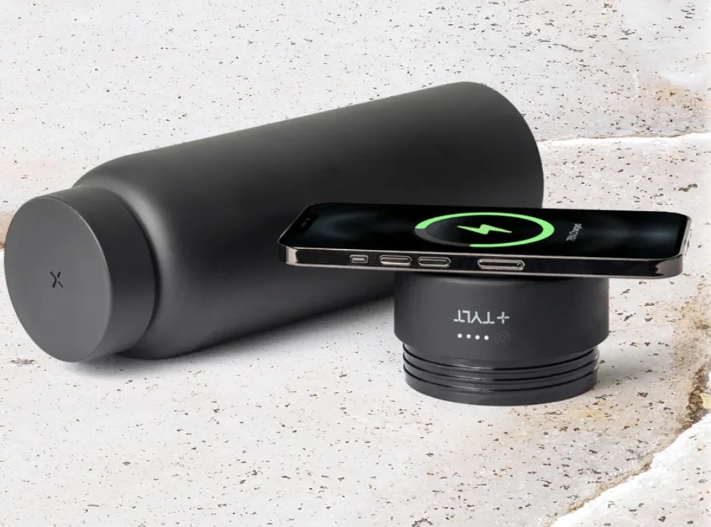 This Water Bottle With a Built-In Wireless Power Bank Is On Sale for Just $12— Here's Why You Need It 11 Store MorningSave Affords Tylt 24oz Insulated Bottle with 5700mAh Wireless Vitality Monetary institution