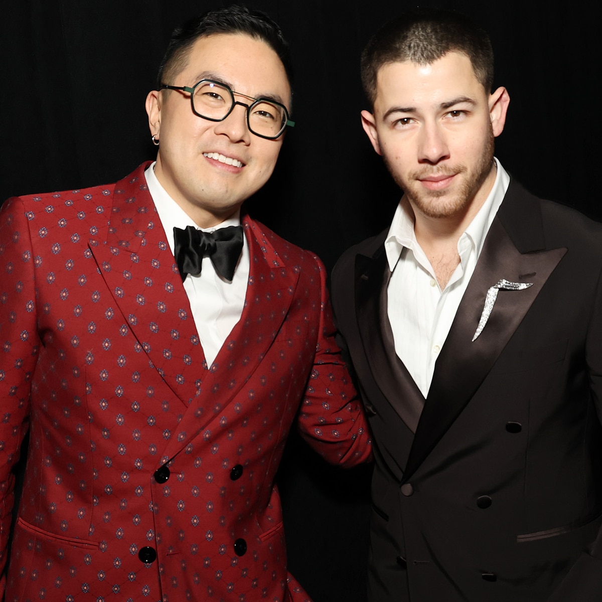 Bowen Yang, Nick Jonas arrive at the SNL50: The Anniversary Special red carpet