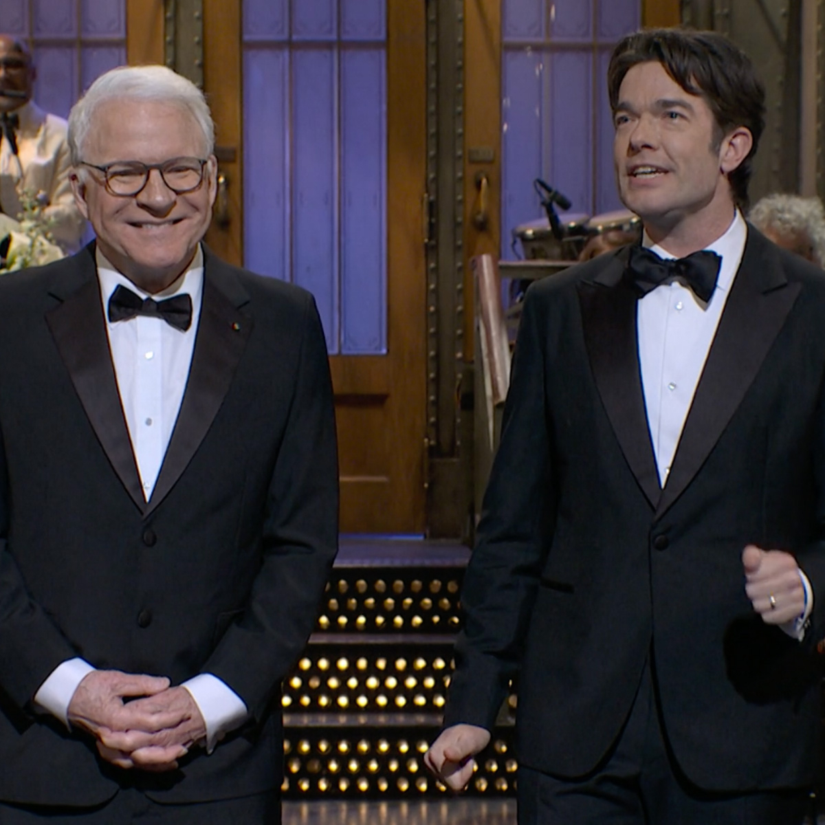 SNL 50: Steve Martin and John Mulaney Bring the Jokes, Murder and More to Must-See Monologue - E! Online