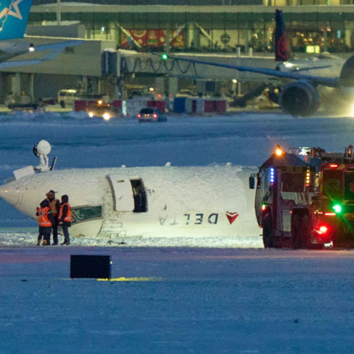 Delta Airlines Plane Crash Lands in Toronto