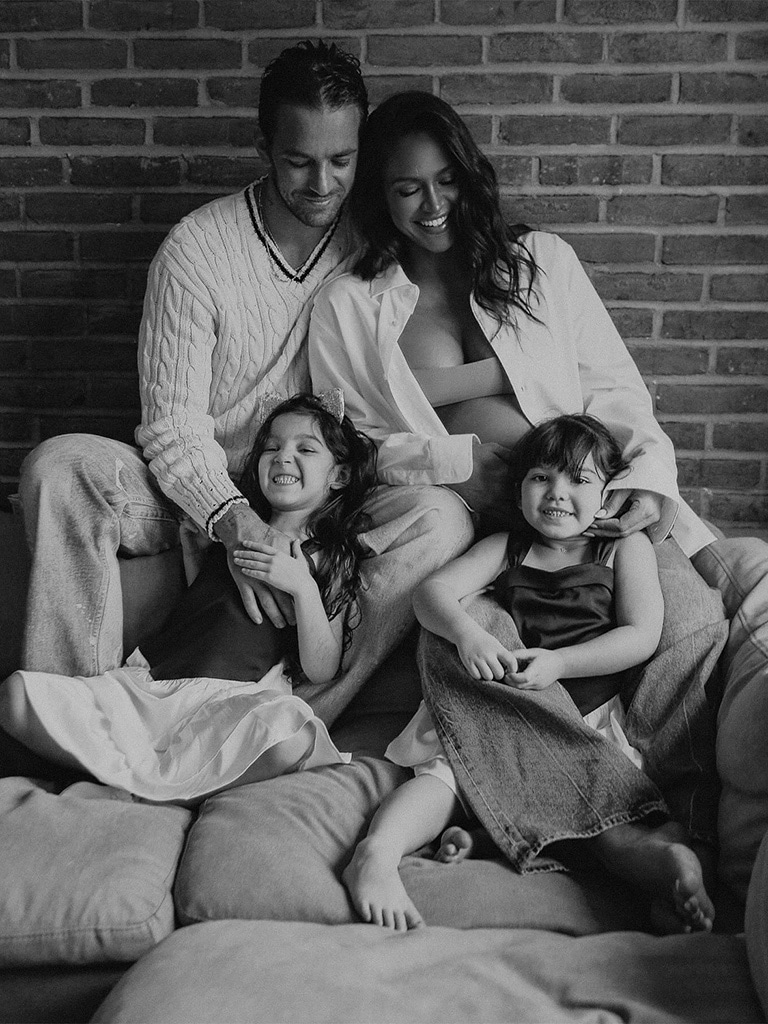 Cassie Fine, Alex Fine, Family Photo, Expecting Baby Number 3