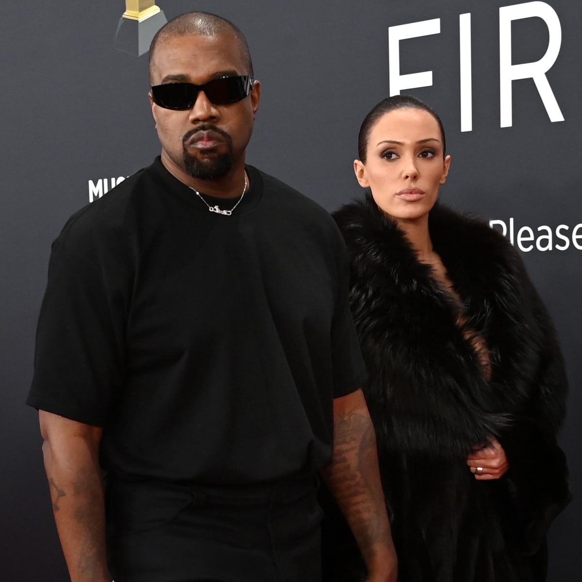 Kanye West, Bianca Censori, Grammys 2025