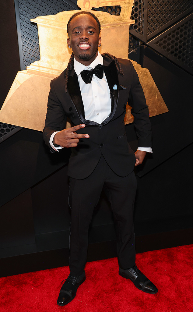 Kai Cenat Arrives at the Grammys 2025 red carpet