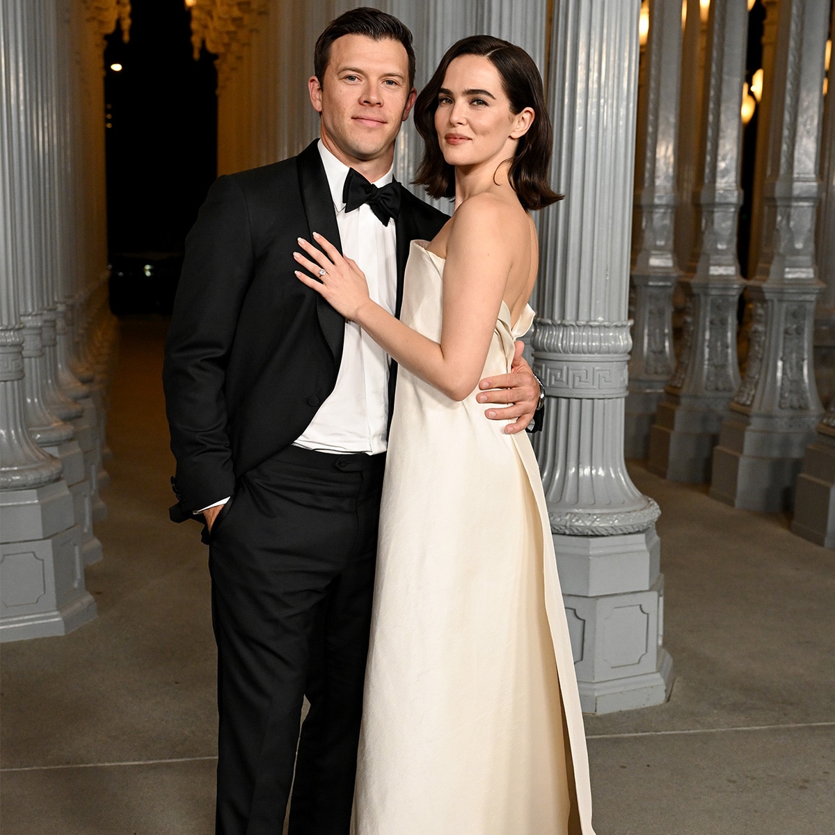 Jimmy Tatro and Zoey Deutch at the 2025 LACMA Art + Film Gala