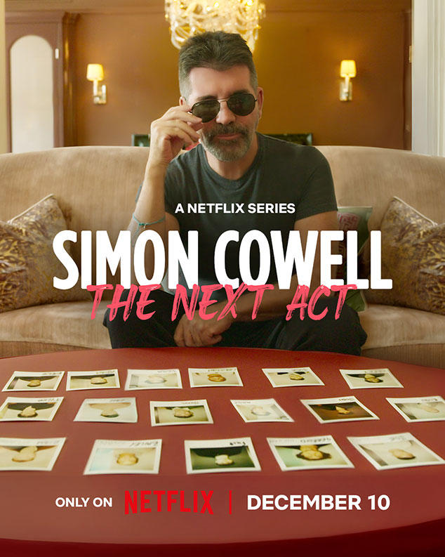 Simon Cowell: The Next Act key art on Netflix
