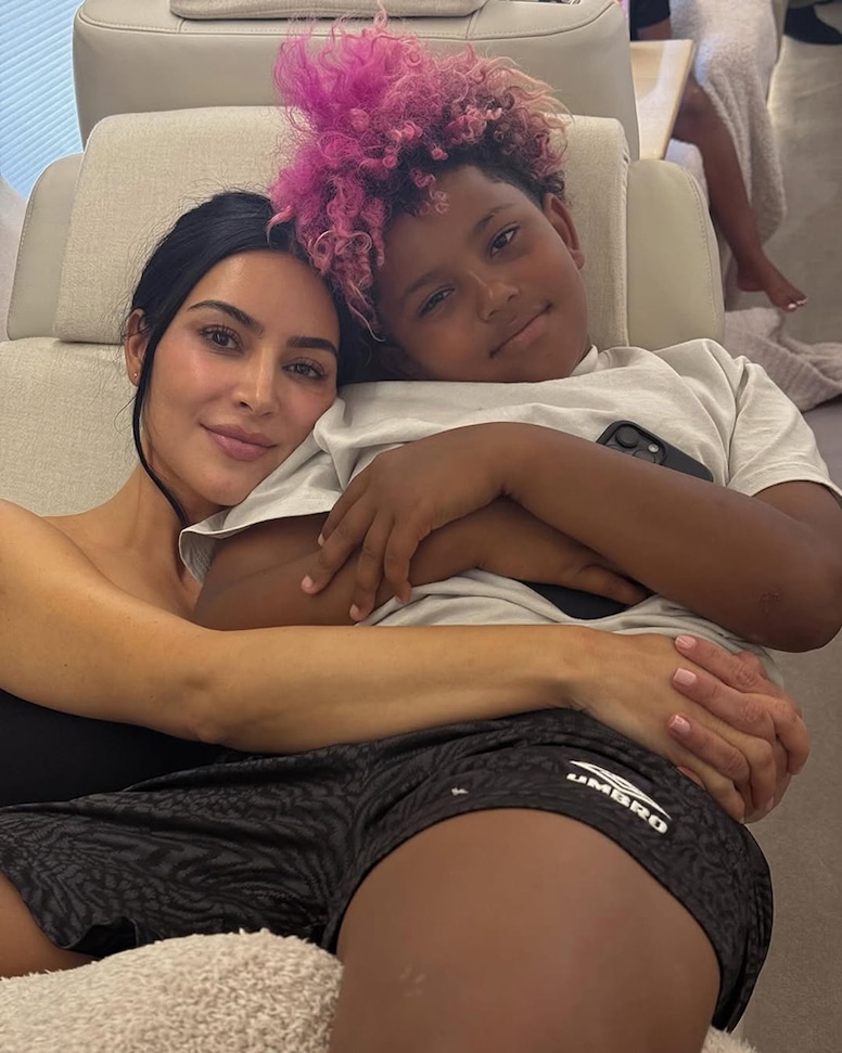 Saint West, Kim Kardashian