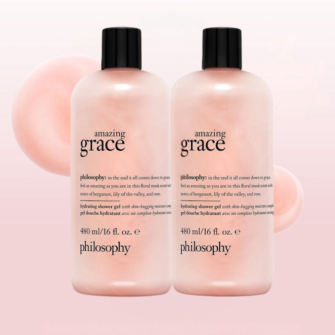 Save 50% philosophy supersize grace & love shower gel 32oz duo