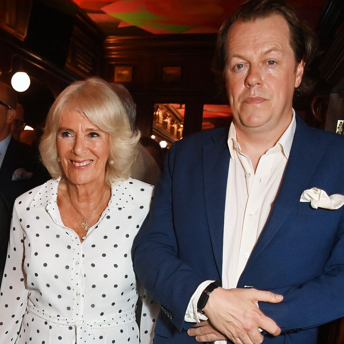 Queen Camilla, Laura Lopes and Tom Parker Bowles, 2024