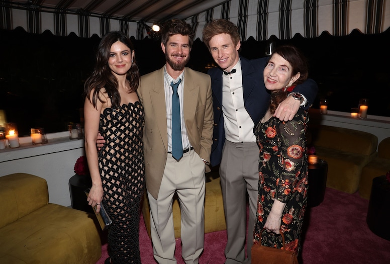 Monica Barbaro, Andrew Garfield, Eddie Redmayne, Lynn Hirschberg
