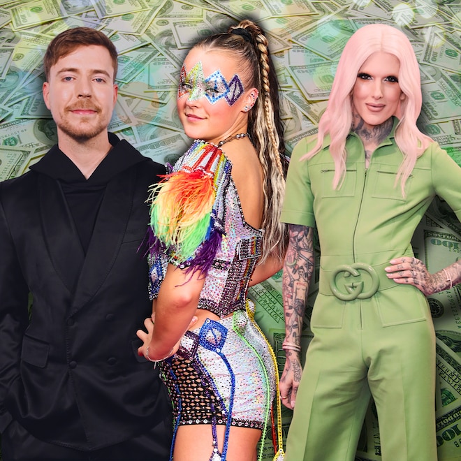 MrBeast, Jojo Siwa, Jeffree Star