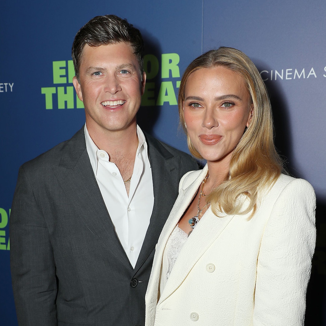 Scarlett Johansson, reação ao nome Cosmo de Colin Jost Son