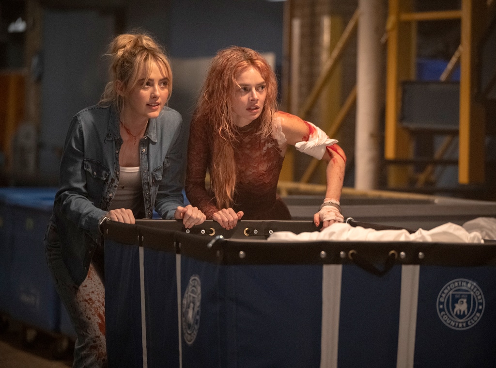 Kathryn Newton and Samara Weaving in Ready or Not 2, Movies 2026