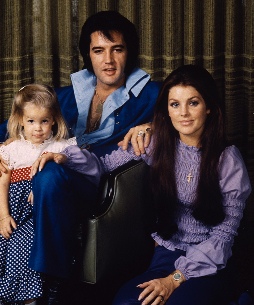Presley family, Elvis, Priscilla, Lisa Marie Presley