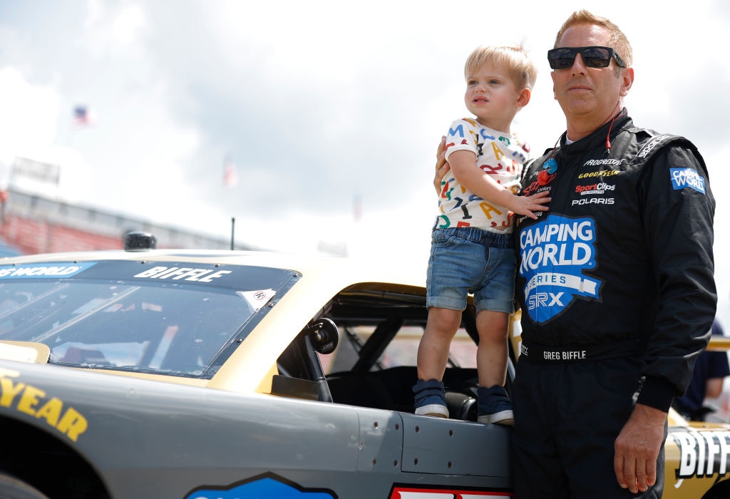 Greg Biffle, Ryder Jack Biffle at Camping World Superstar Racing Experience