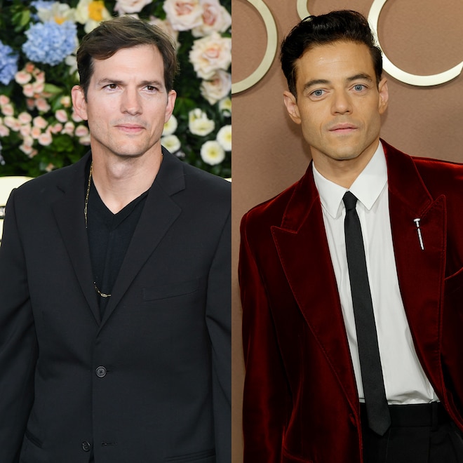 Celebrities with a twin, Ashton Kutcher, Rami Malek