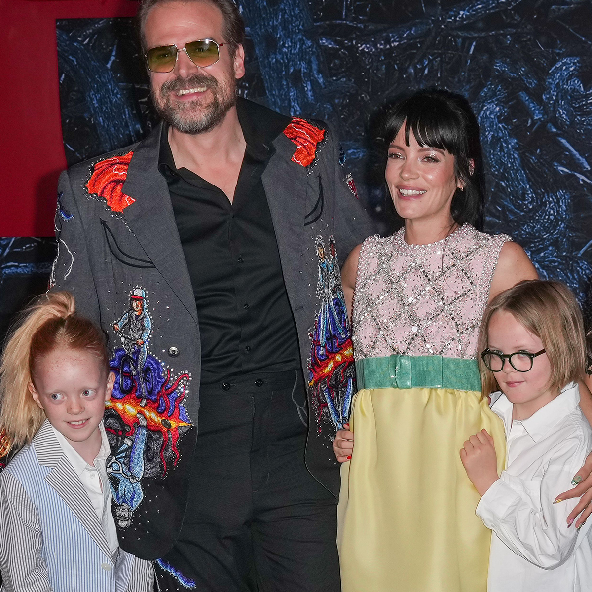 David Harbour, Lily Allen, Marnie Rose Cooper, Ethel Cooper