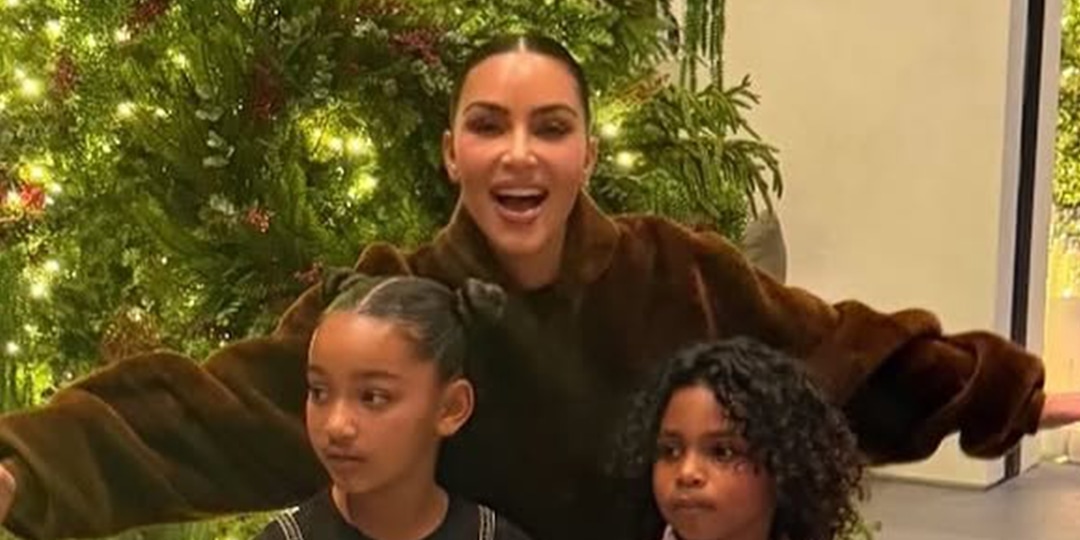 Kim Kardashian’s Festive Photos With Her 4 Kids Are Hilariously Relatable