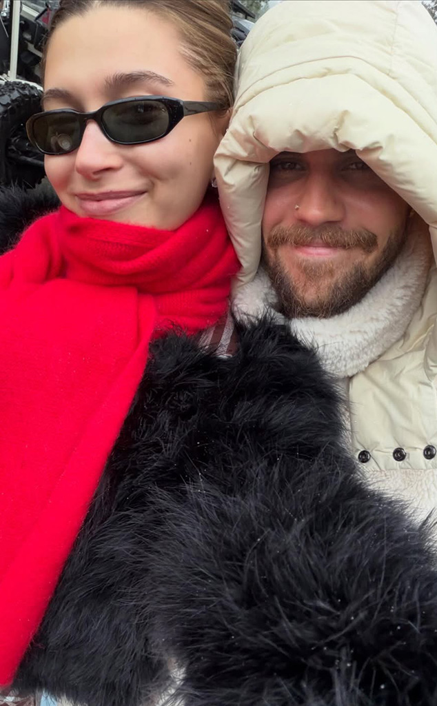 Justin Bieber andHailey Bieber Christmas 2025