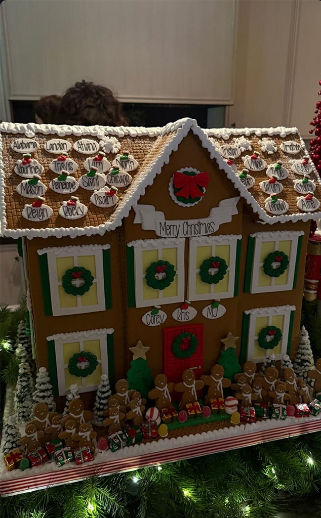Timothée Chalamet on Kardashian Family Gingerbread House