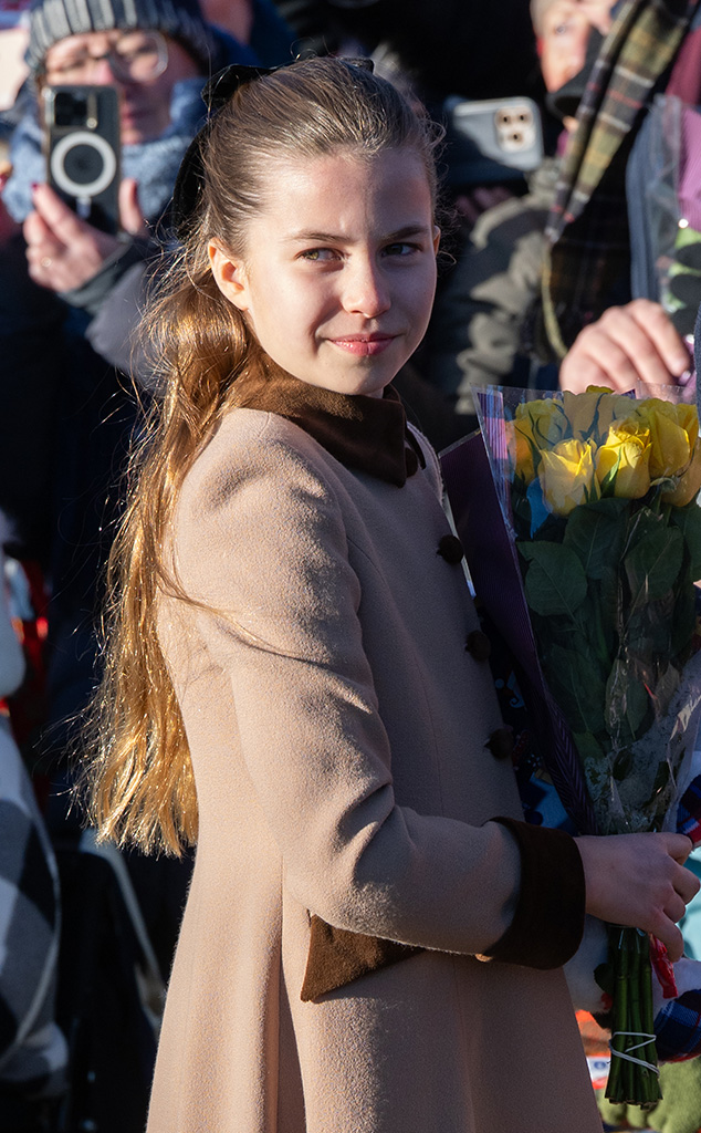 Princess Charlotte of Wales attends the Christmas Morning Service at Sandringham Church on December 25, 2025 in Sandringham, Norfolk. 