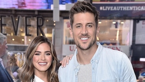 JoJo Fletcher and Jordan Rodgers visit Extra" filmed live at the Levi's Store Times Square on October 30, 2019 in New York City.