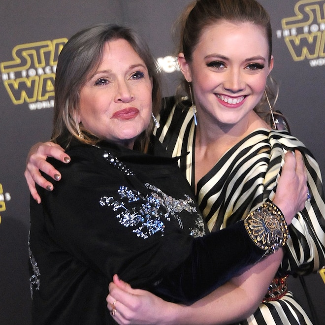 Carrie Fisher, Billie Lourd, 2016