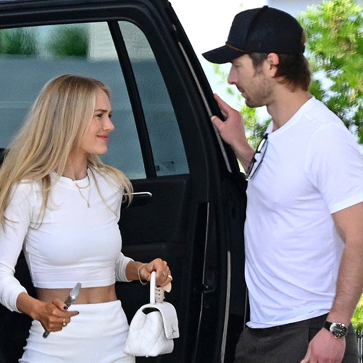 Glen Powell and Michelle Randolph's Miami Vacation