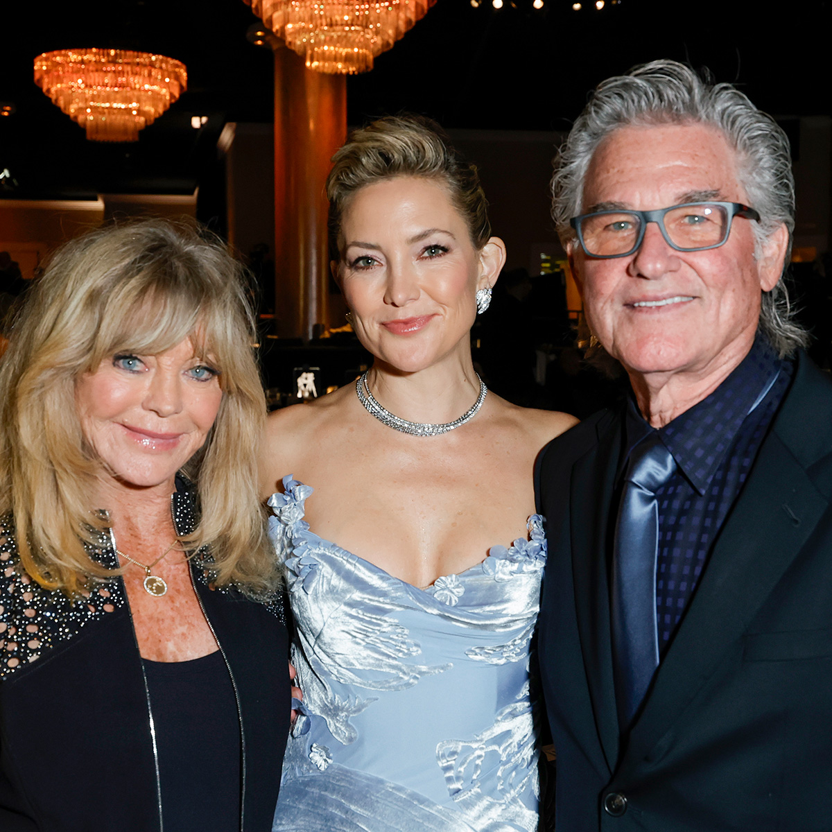 Goldie Hawn and Kurt Russell Step Out to Support Kate Hudson for Performance in Aspen