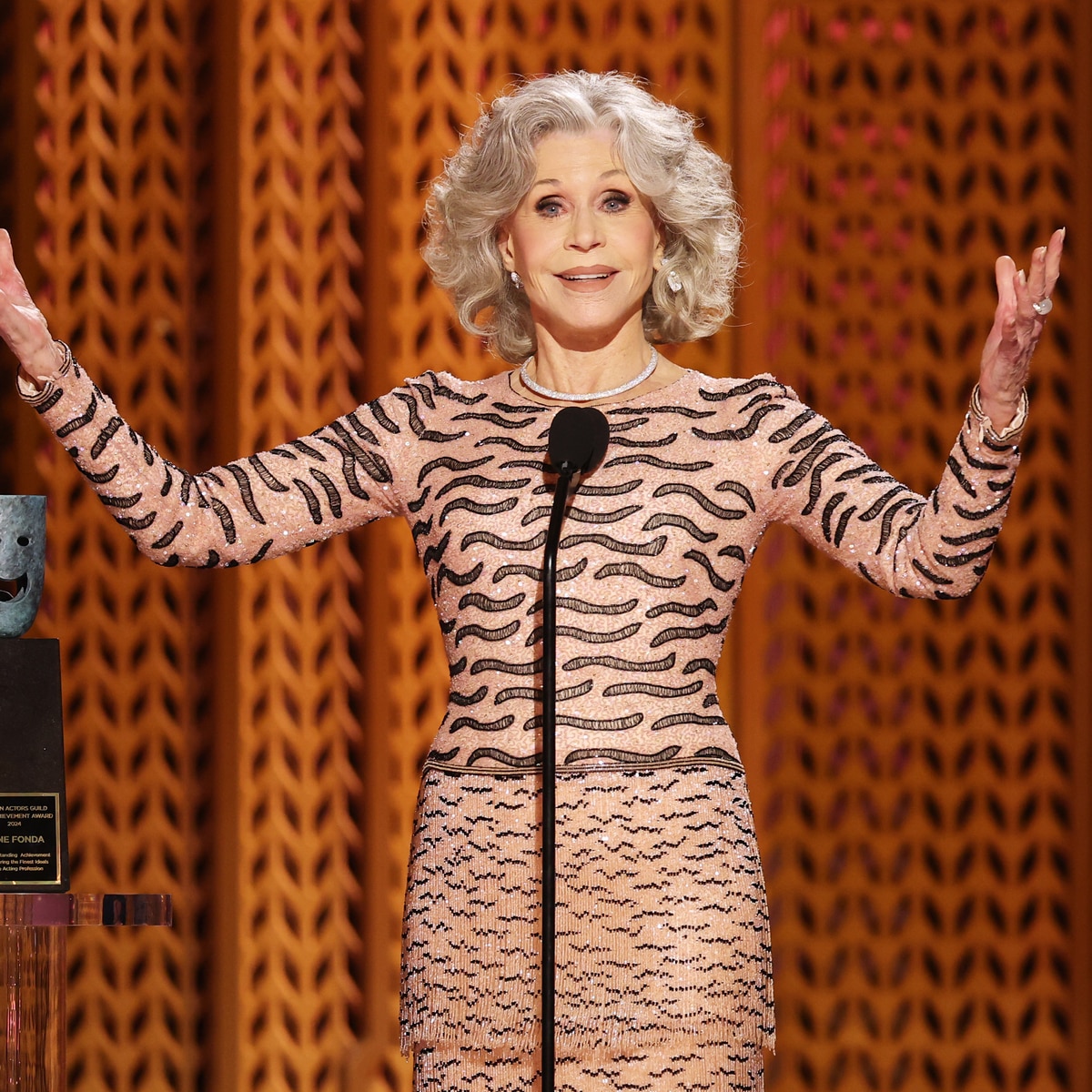 SAG Awards 2025, Jane Fonda accept Life Achievement Award