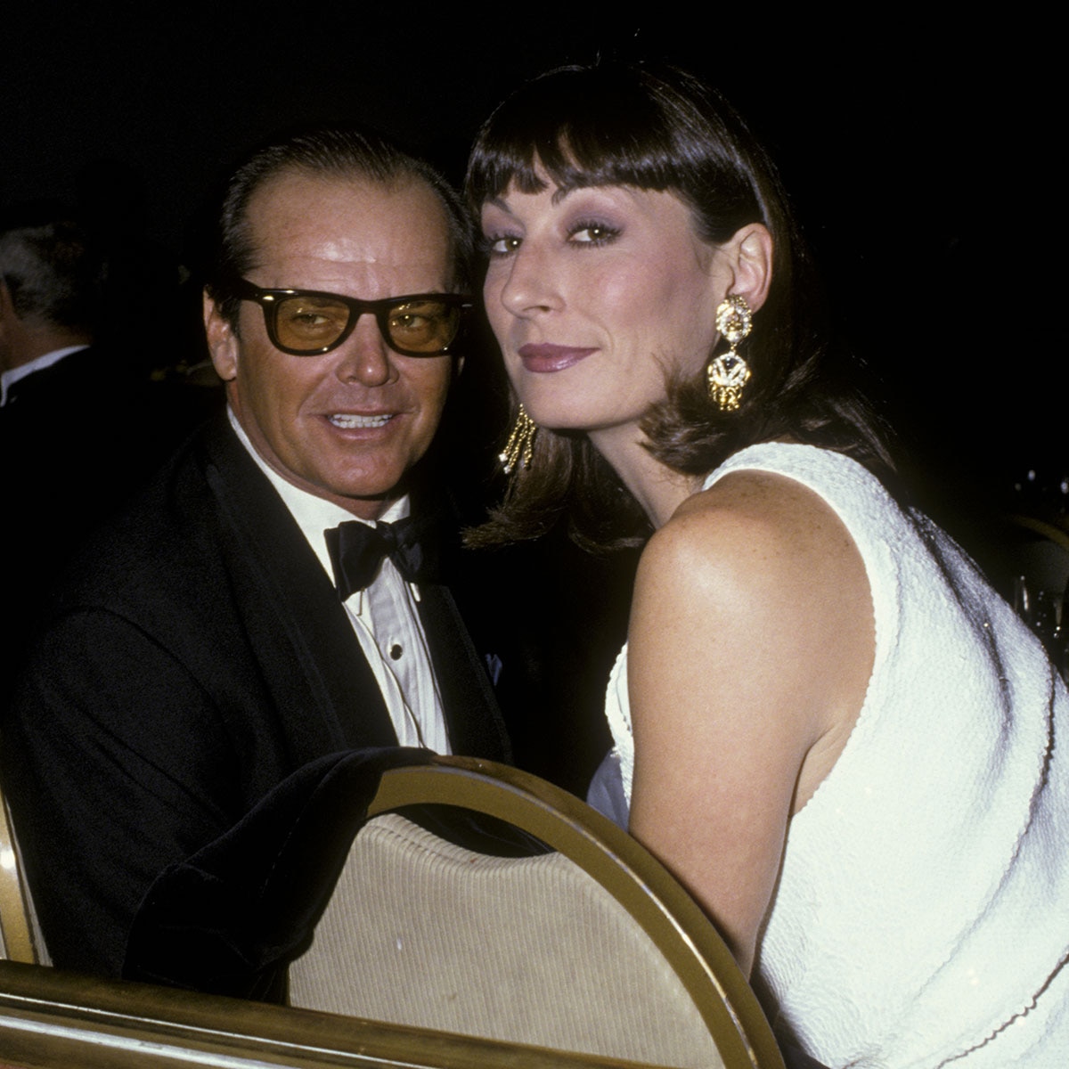 Jack Nicholson, Anjelica Huston, 1986 Director's Guild of America Awards